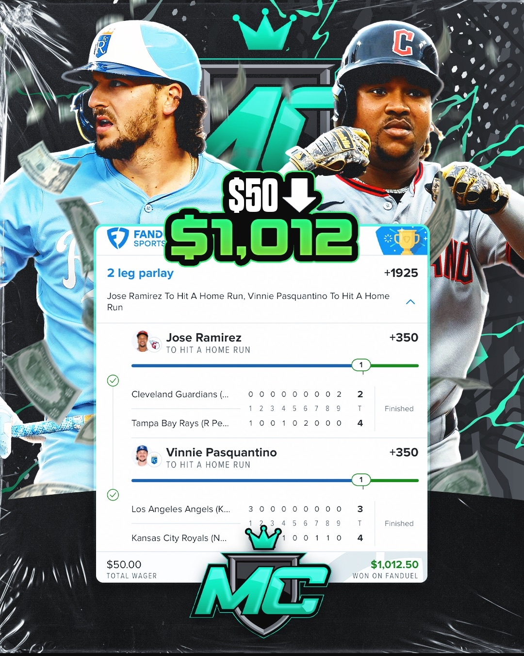 Winning slip